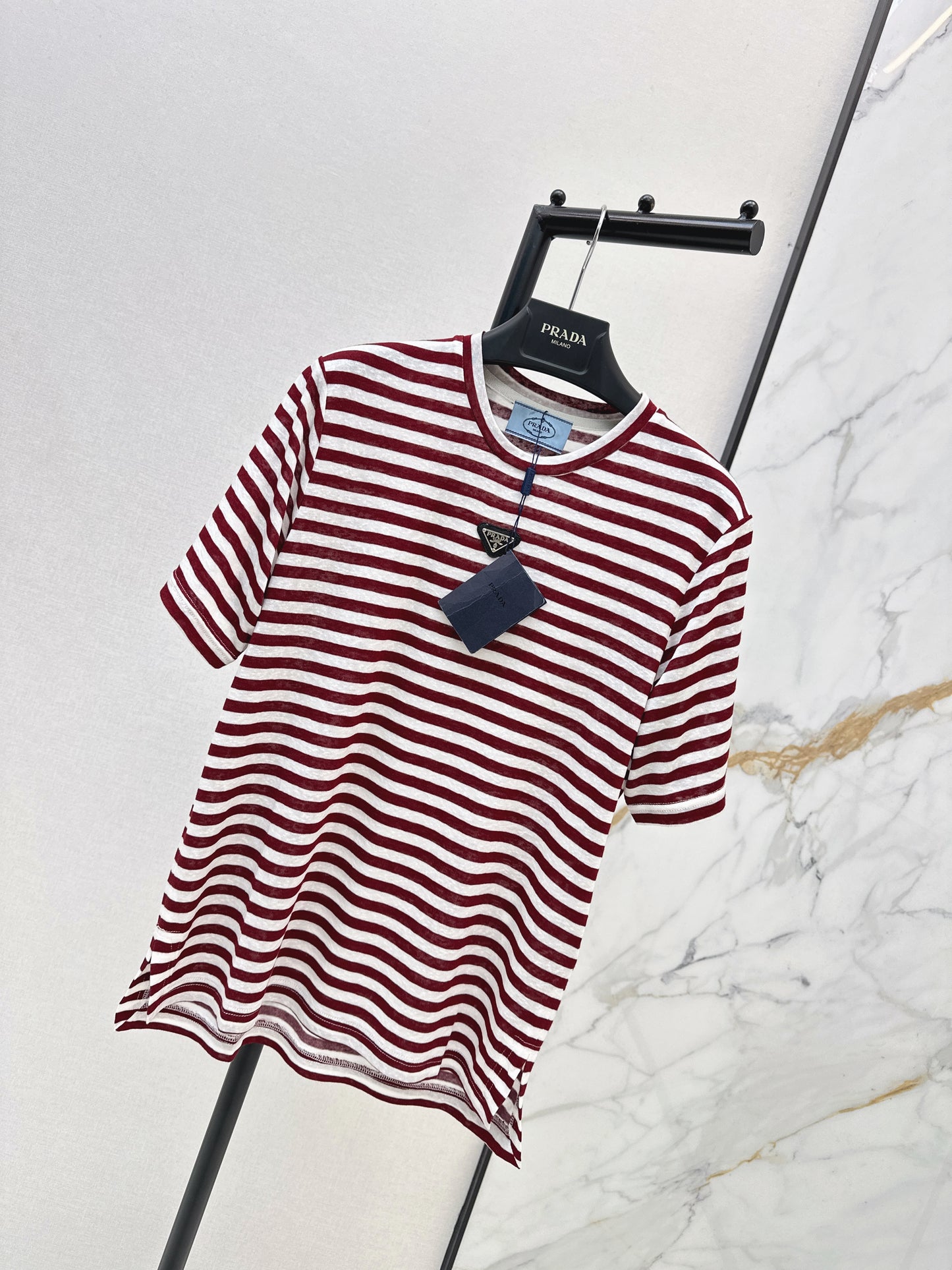 26ss Navy-style striped T-shirt