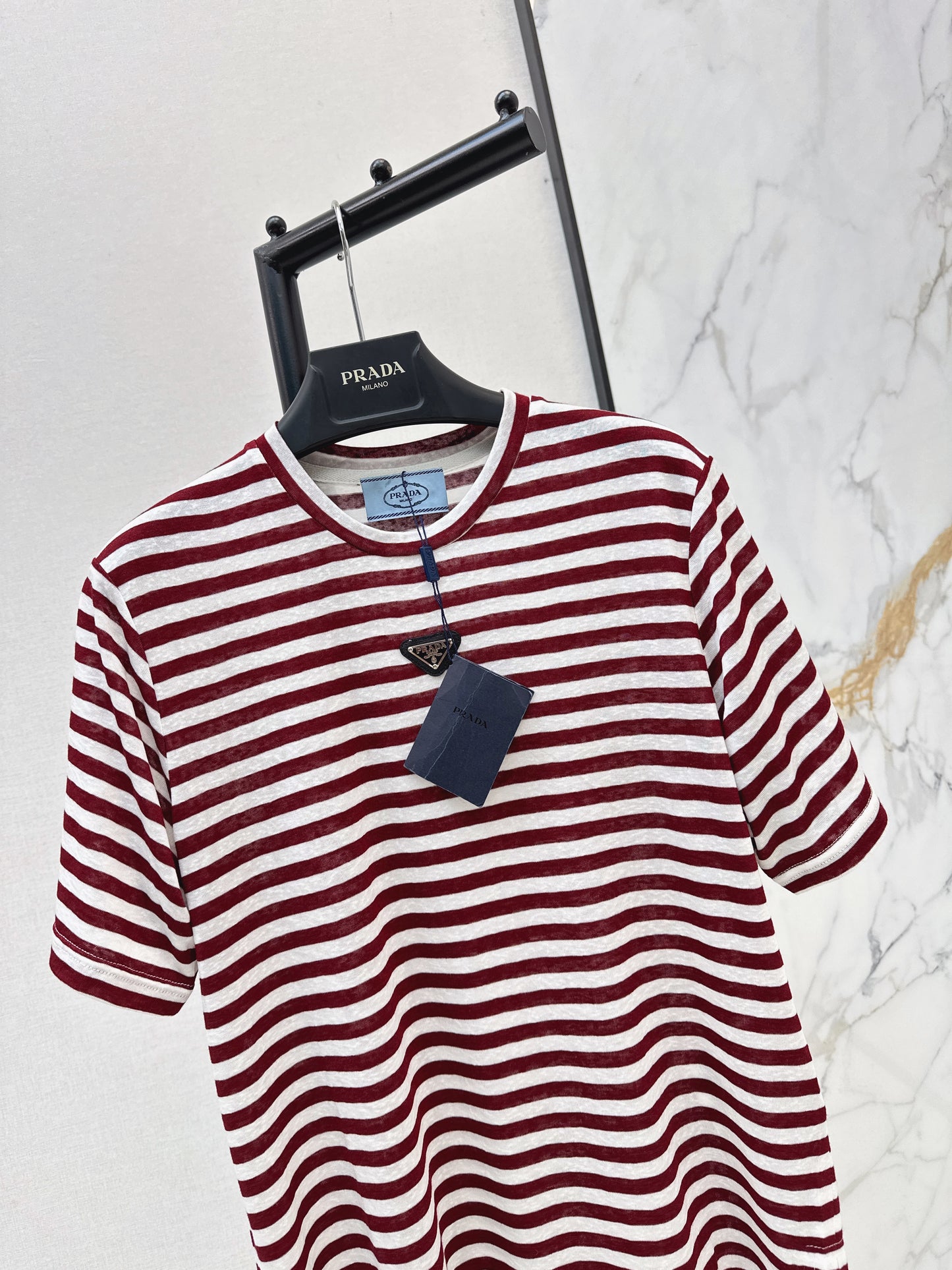 26ss Navy-style striped T-shirt