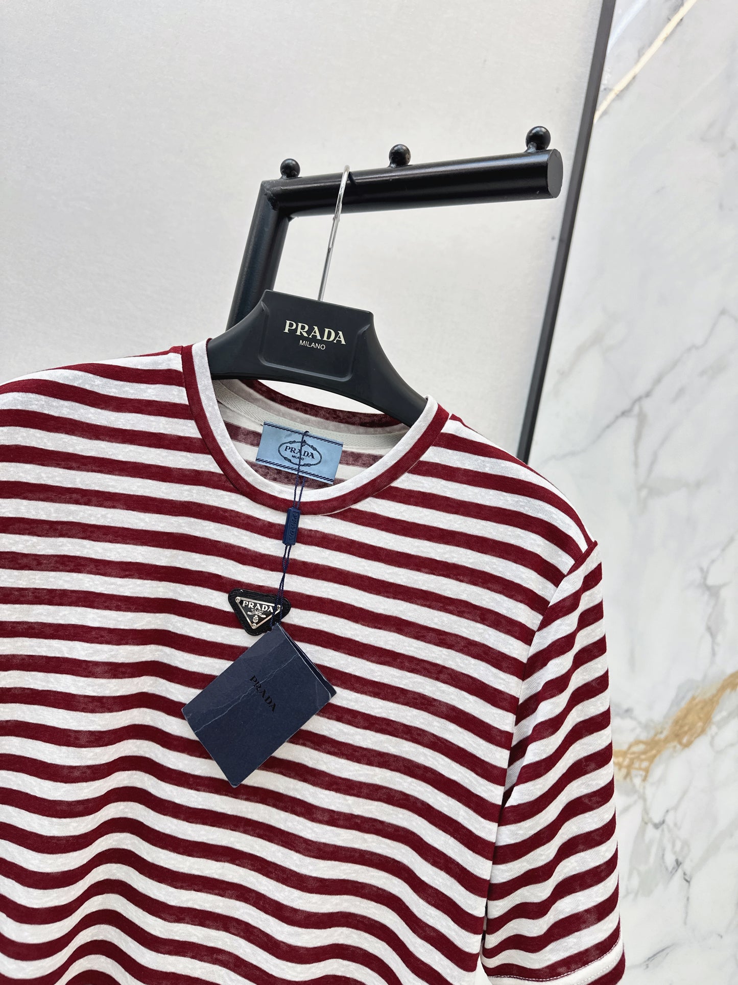 26ss Navy-style striped T-shirt