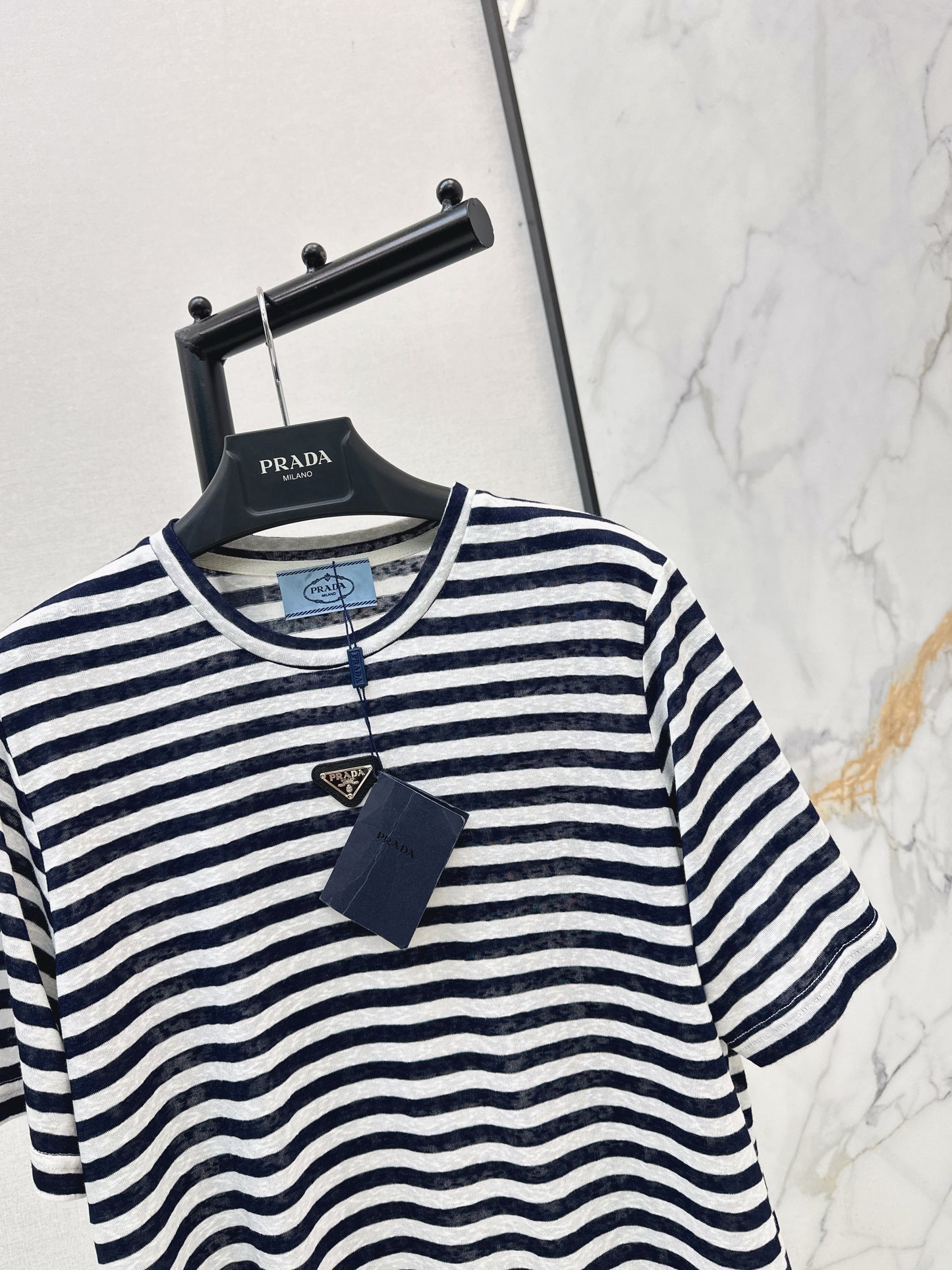 26ss Navy-style striped T-shirt