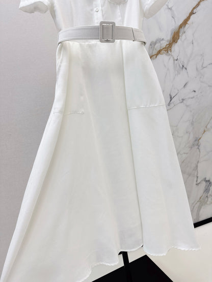 26ss Pocket Beaded Embellished Dress