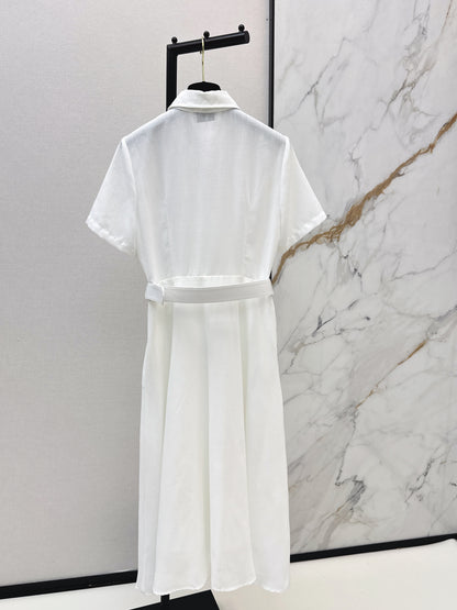26ss Pocket Beaded Embellished Dress