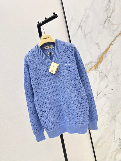 26ss Loose-fit V-neck Sweater