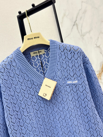 26ss Loose-fit V-neck Sweater