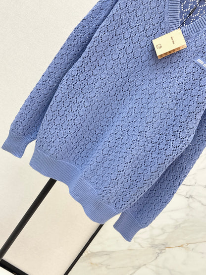 26ss Loose-fit V-neck Sweater