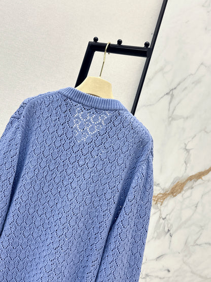 26ss Loose-fit V-neck Sweater