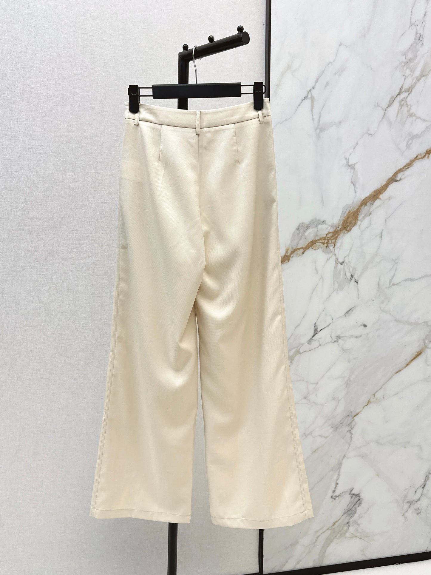 26ss Embroidered Straight-Leg Pants
