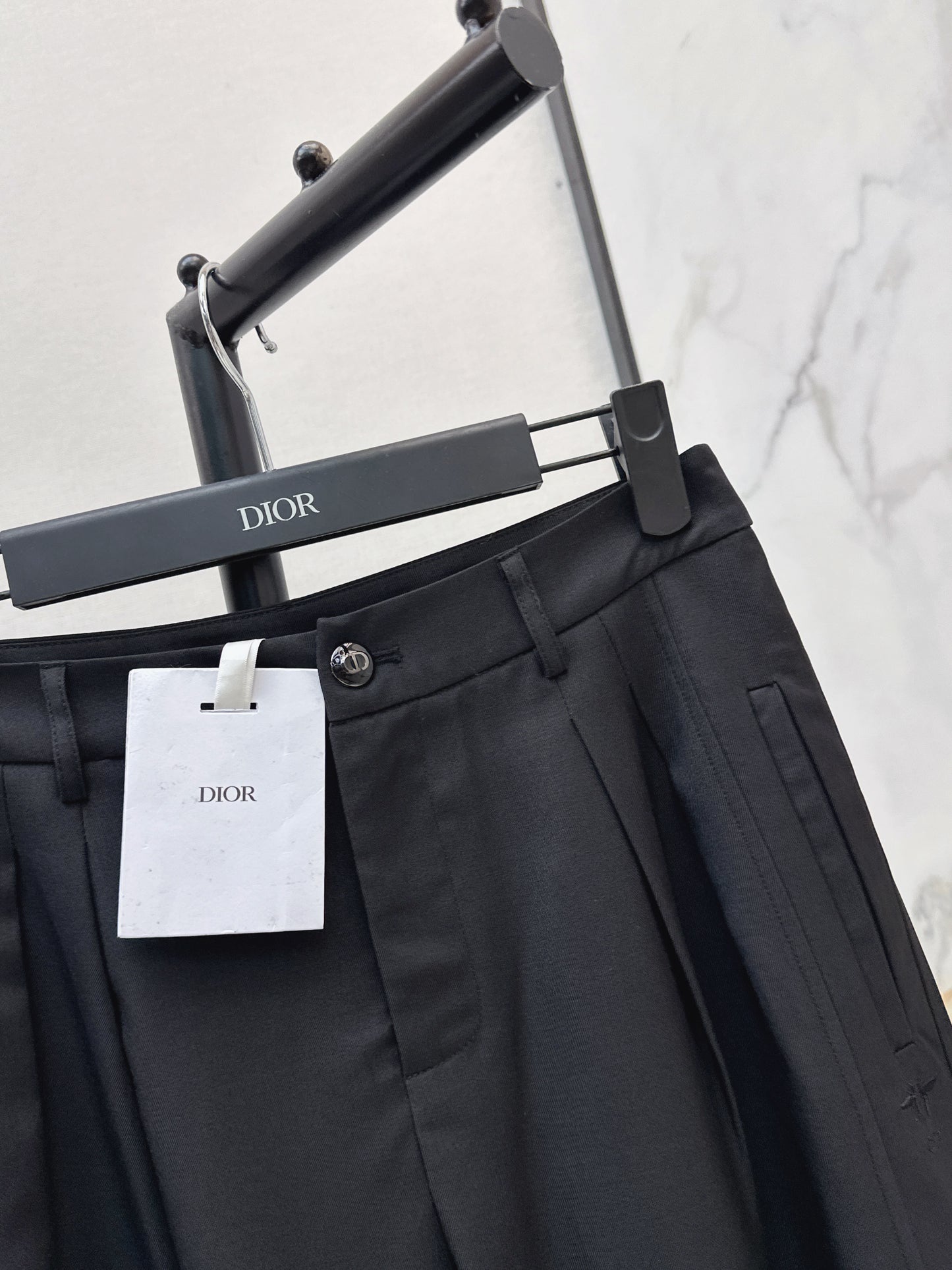 26ss Embroidered Straight-Leg Pants