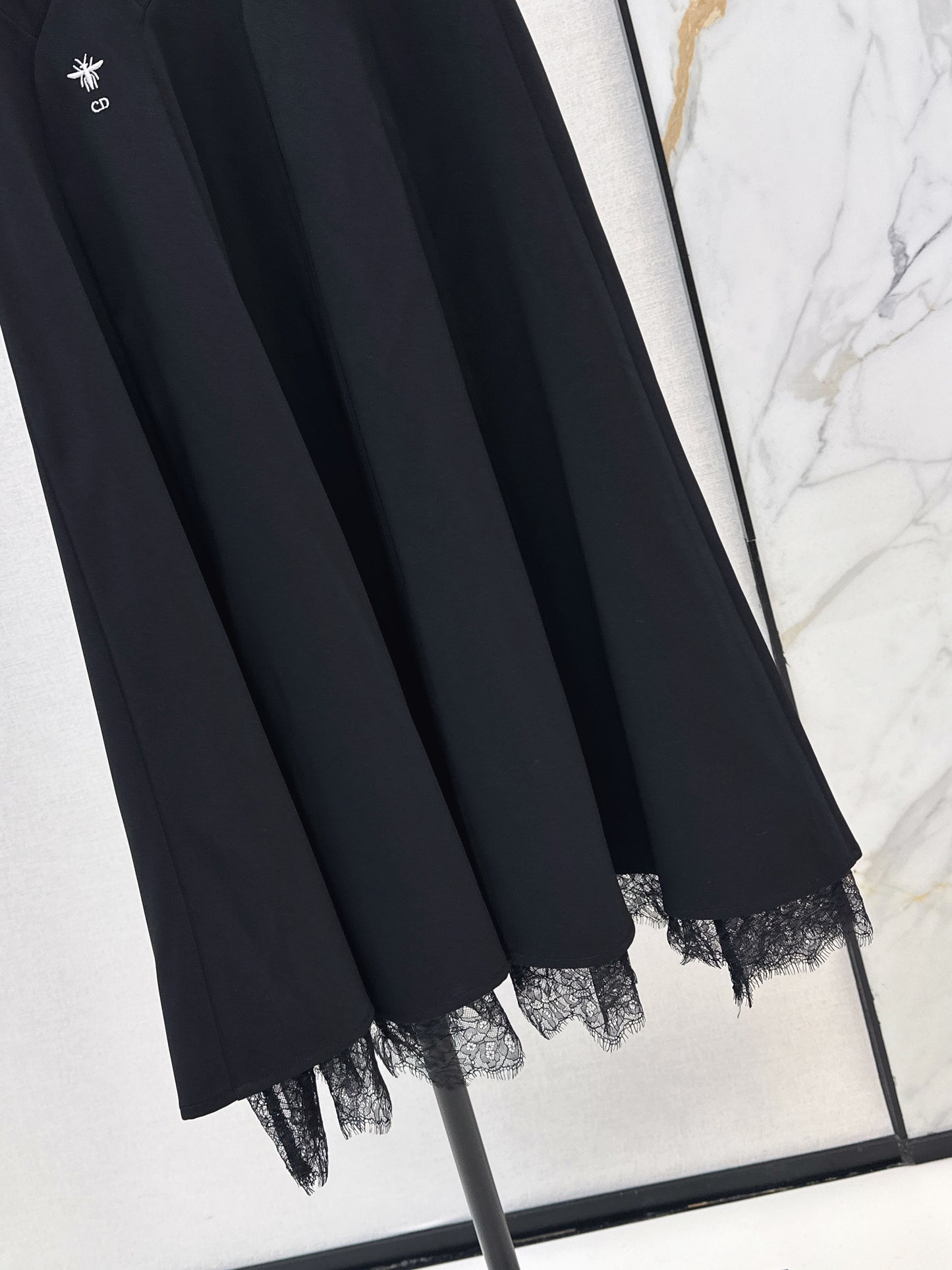 26ss Spliced Lace Dress