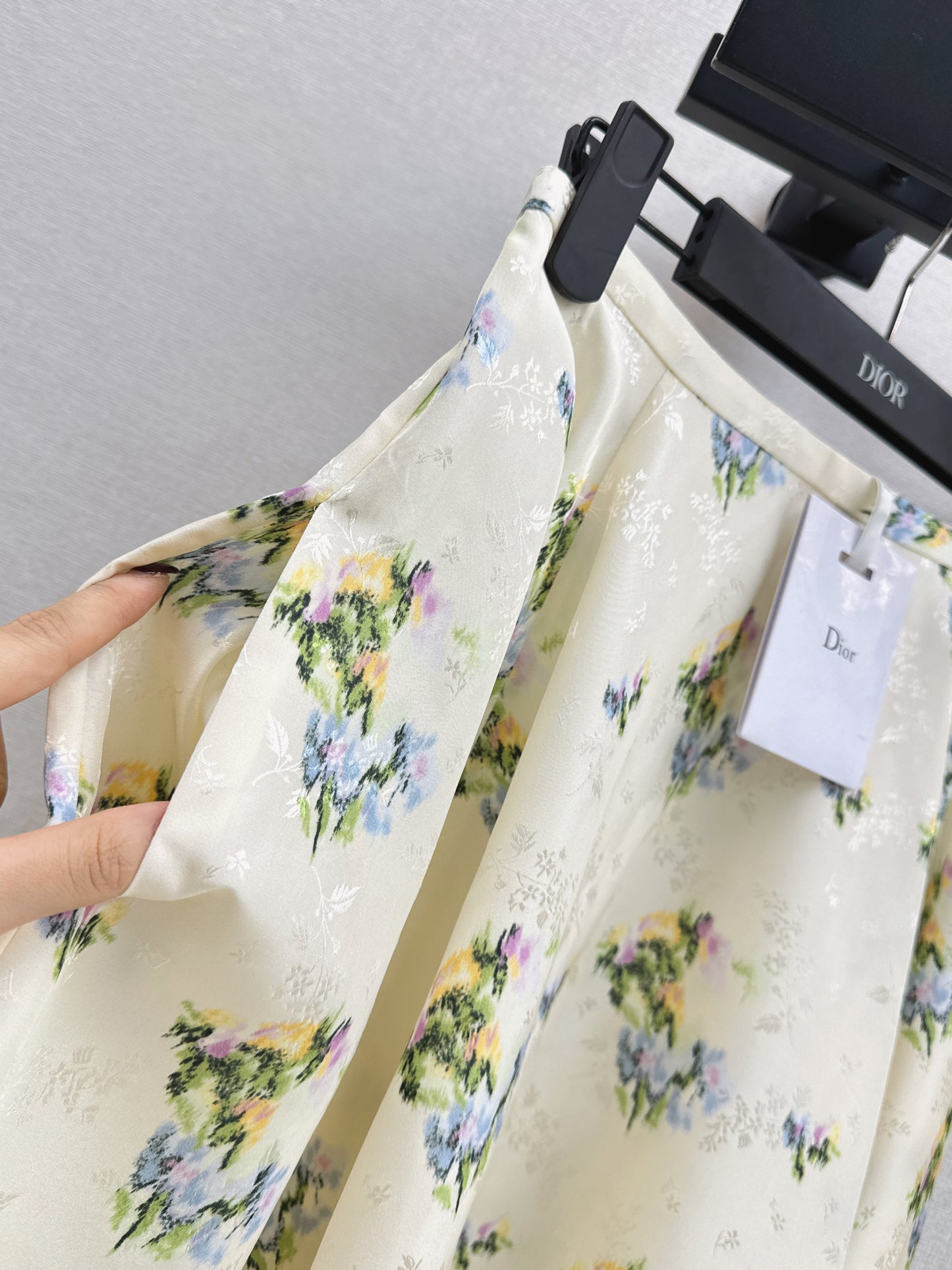 26ss Jacquard Floral Shirt / Skirt