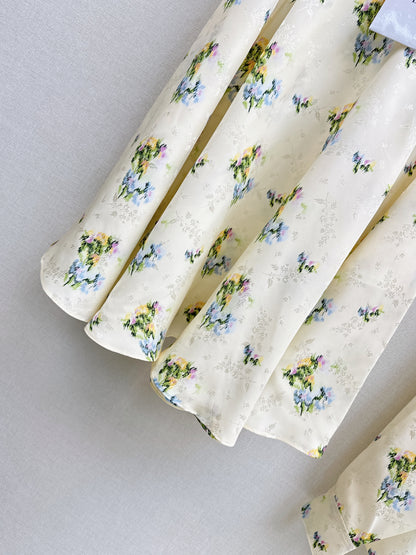26ss Jacquard Floral Shirt / Skirt