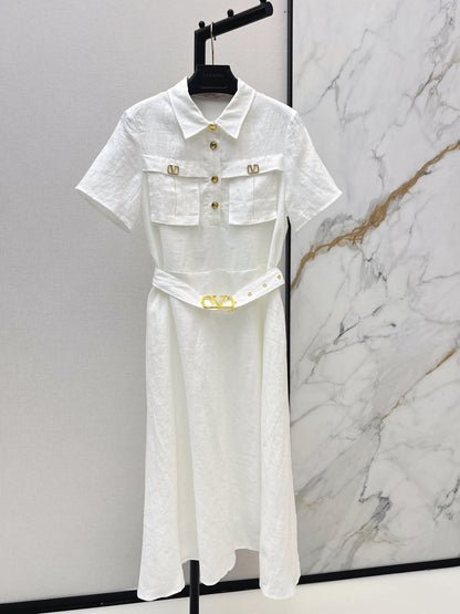 26ss Metal-embellished dress