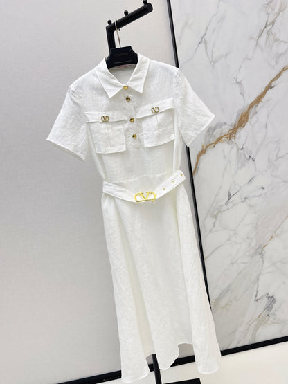 26ss Metal-embellished dress
