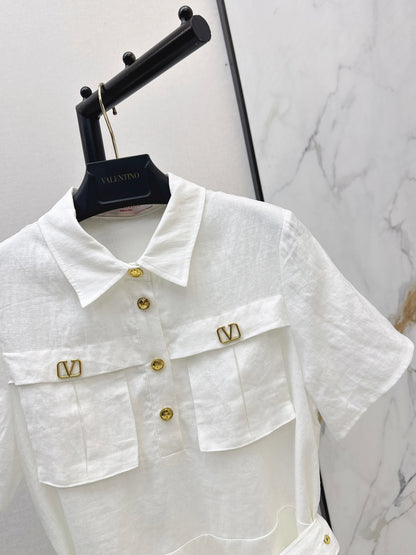 26ss Metal-embellished dress