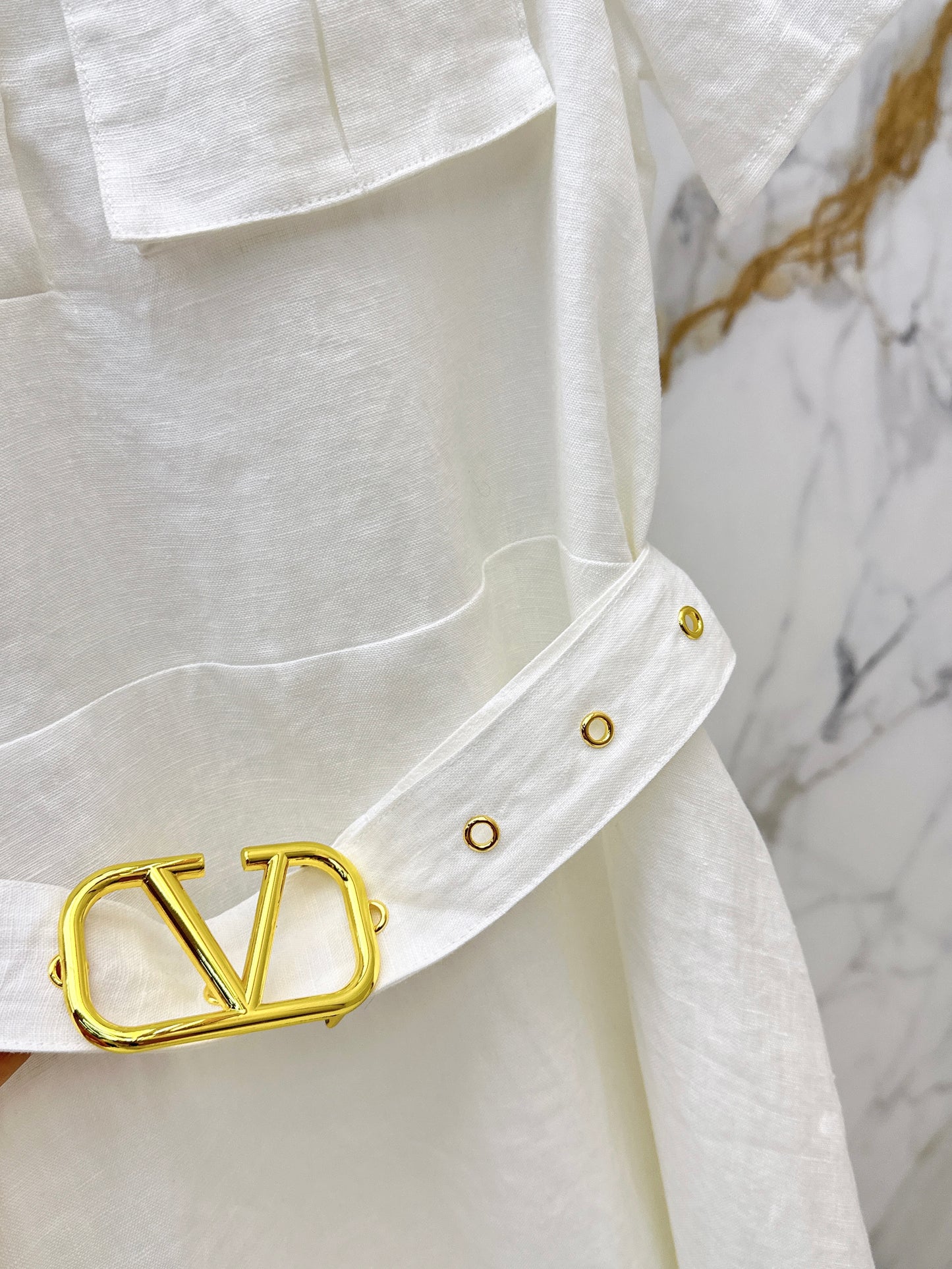 26ss Metal-embellished dress