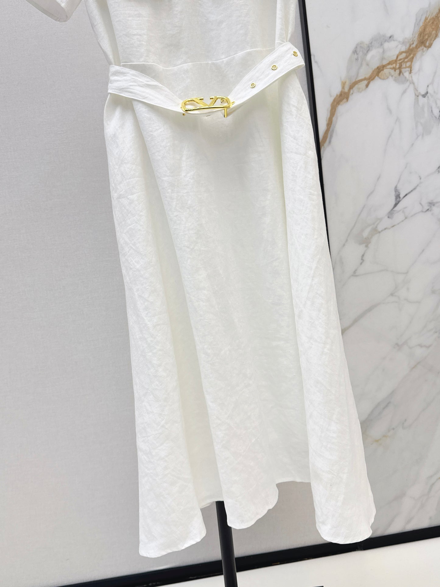 26ss Metal-embellished dress