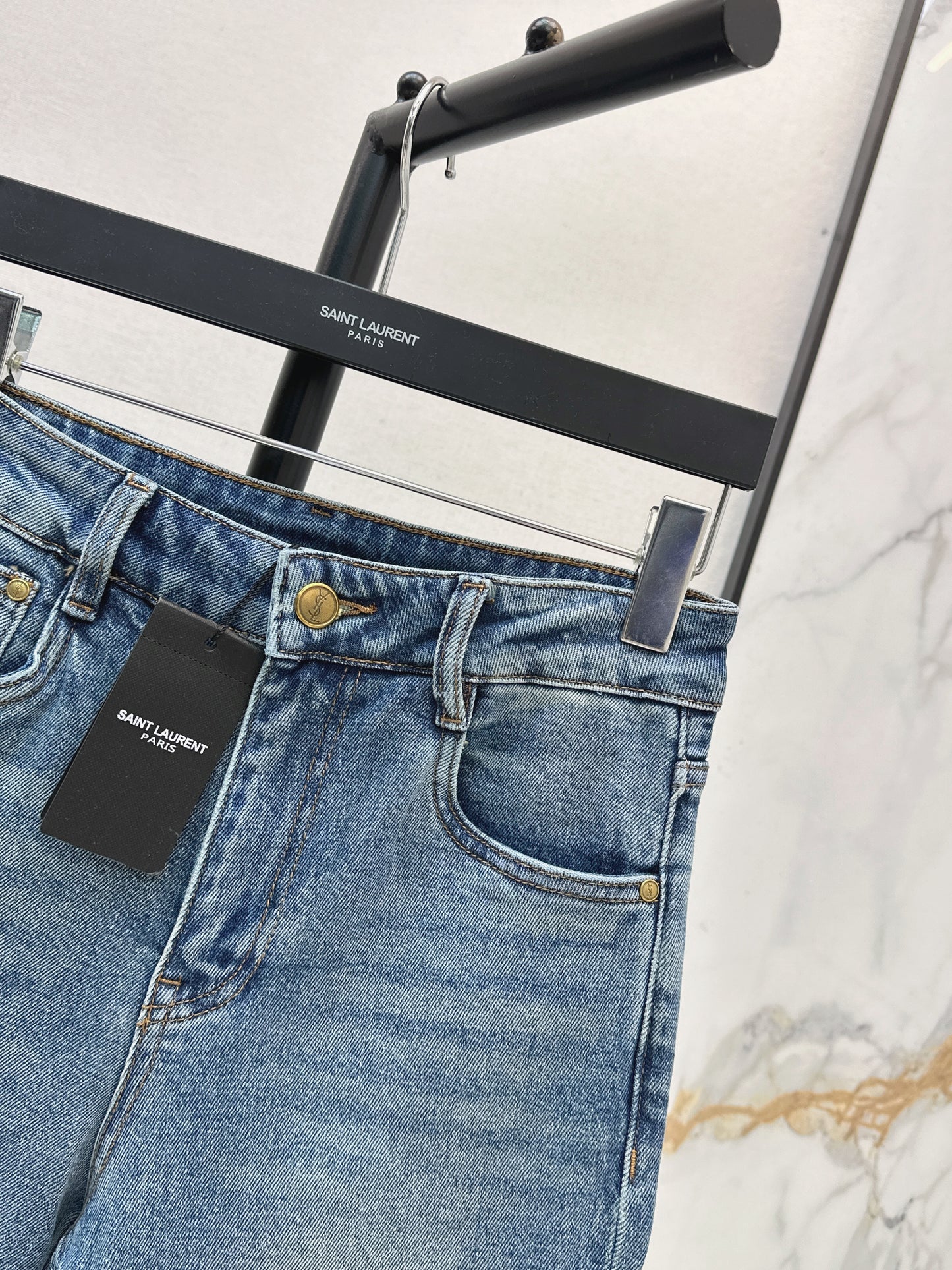 26ss Slim-Fit Nine-Point Jeans