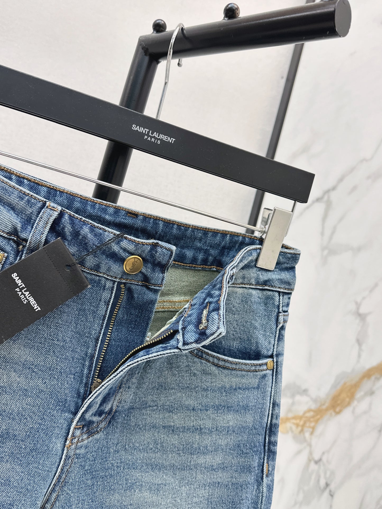 26ss Slim-Fit Nine-Point Jeans