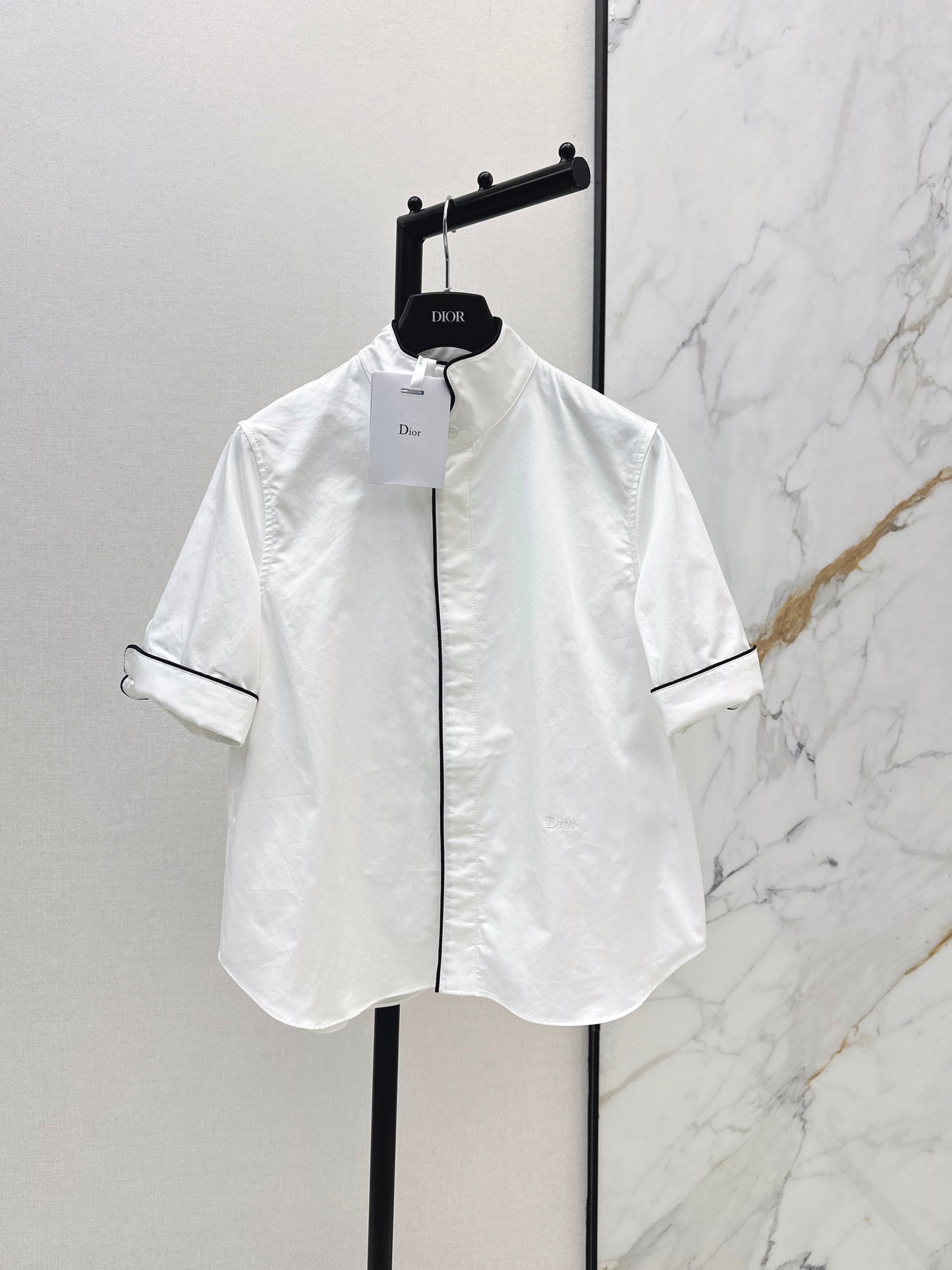 26ss Color-Block Piped Shirt