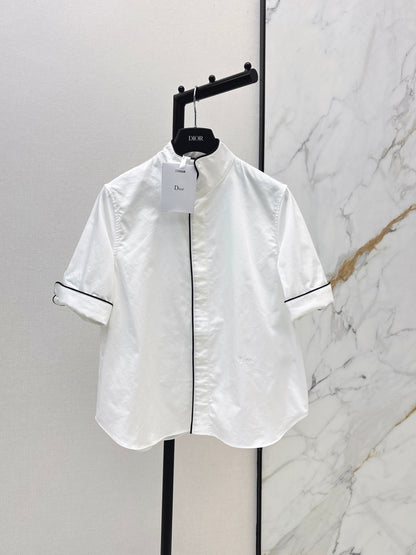 26ss Color-Block Piped Shirt