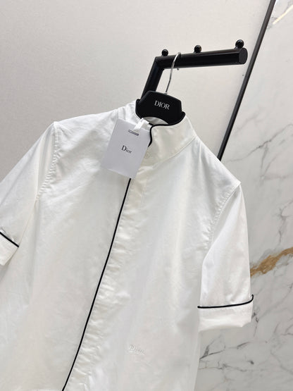 26ss Color-Block Piped Shirt