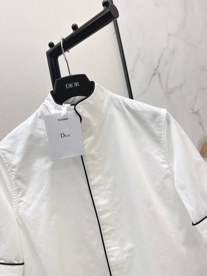 26ss Color-Block Piped Shirt