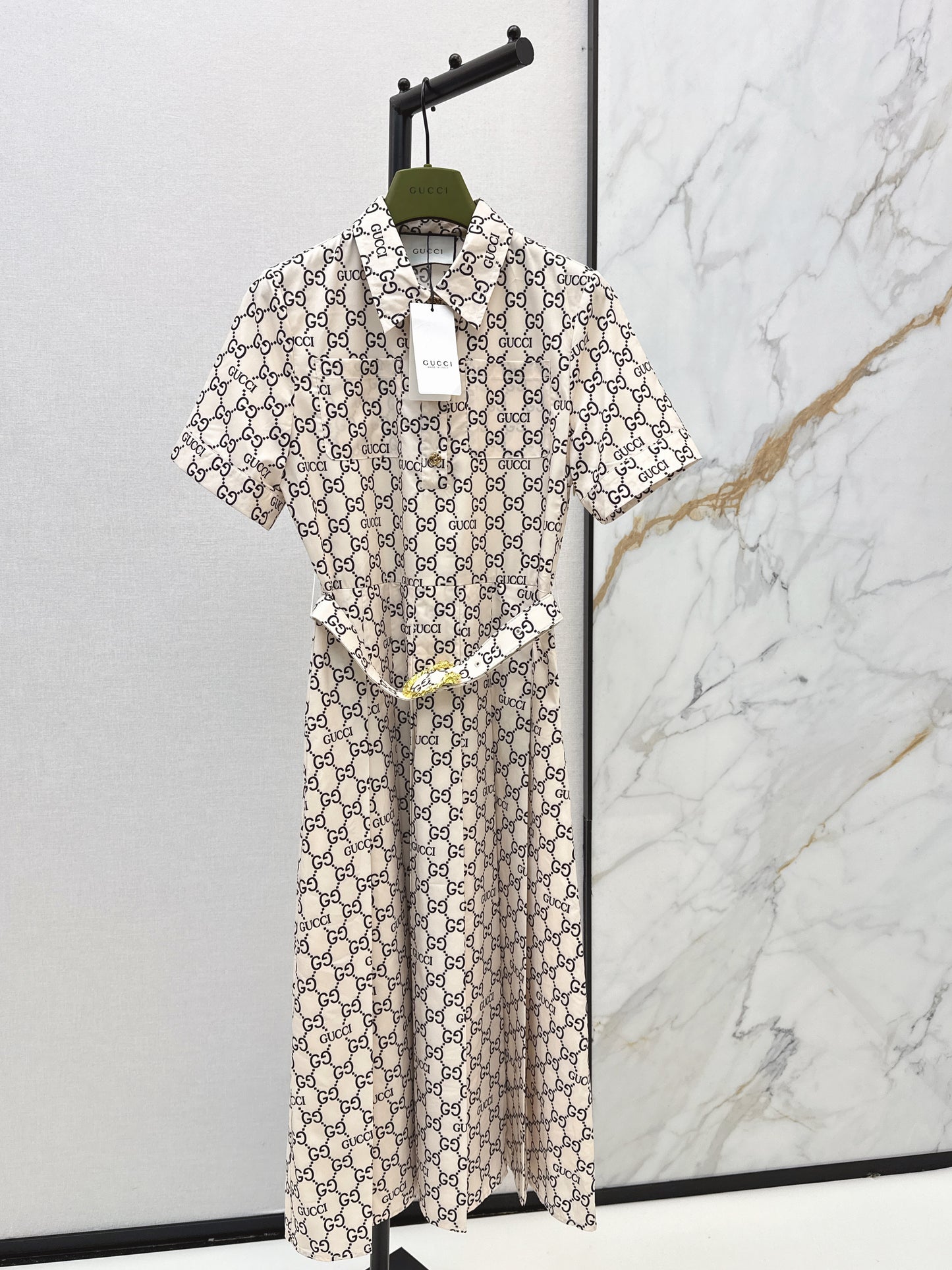 26ss Printed Long Dress
