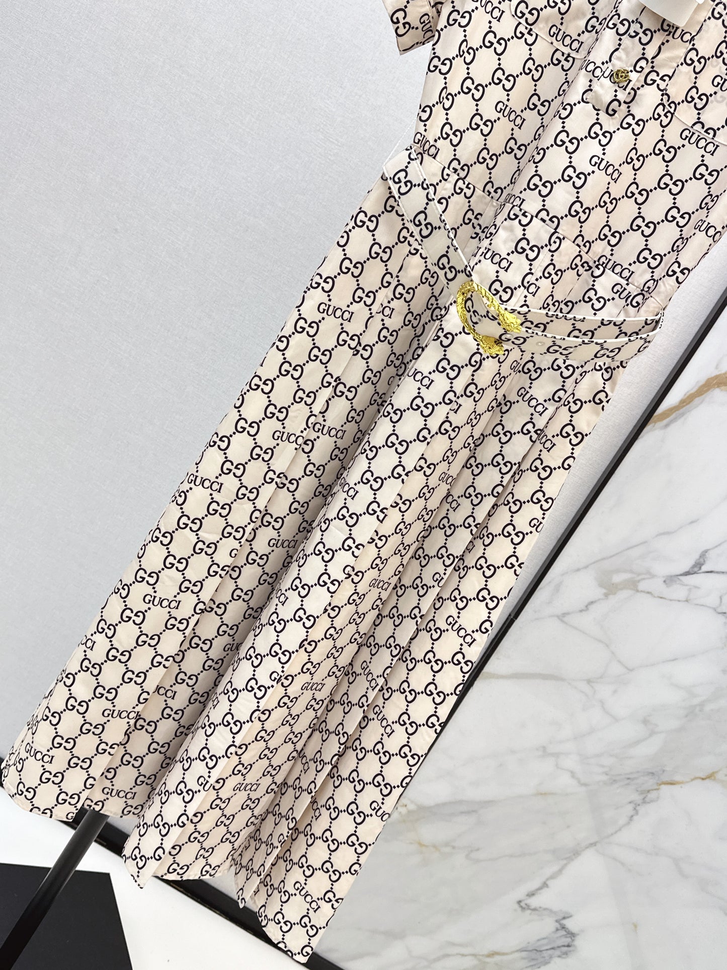 26ss Printed Long Dress
