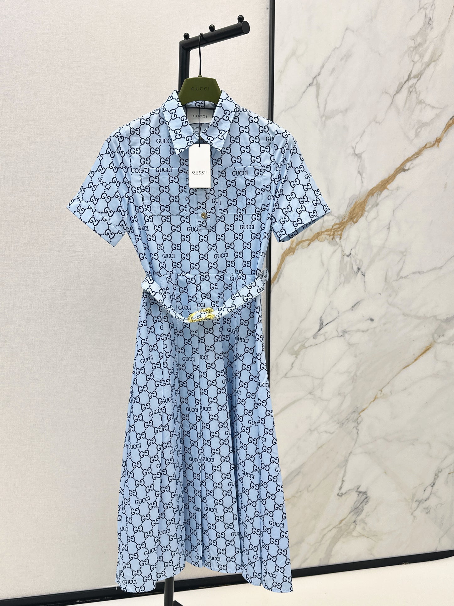 26ss Printed Long Dress