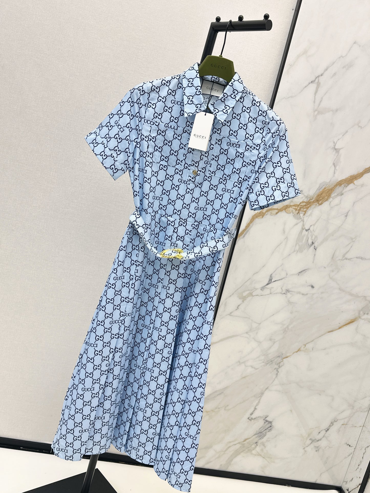 26ss Printed Long Dress