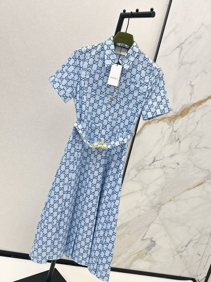 26ss Printed Long Dress