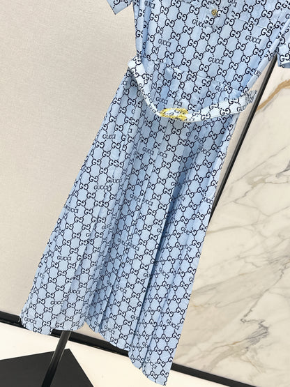 26ss Printed Long Dress