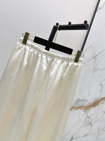 26ss Hardware Decoration Straight-Leg Pants
