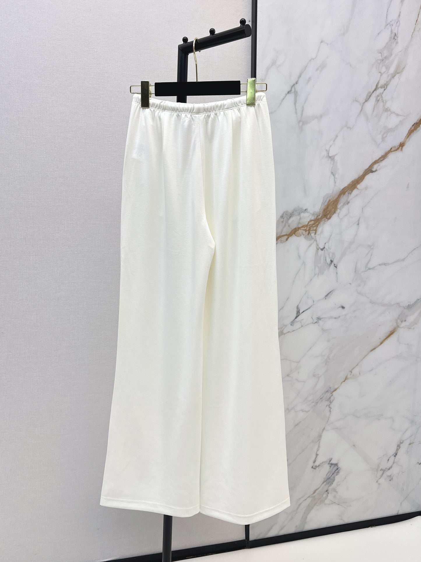 26ss Embroidered Straight-Leg Pants