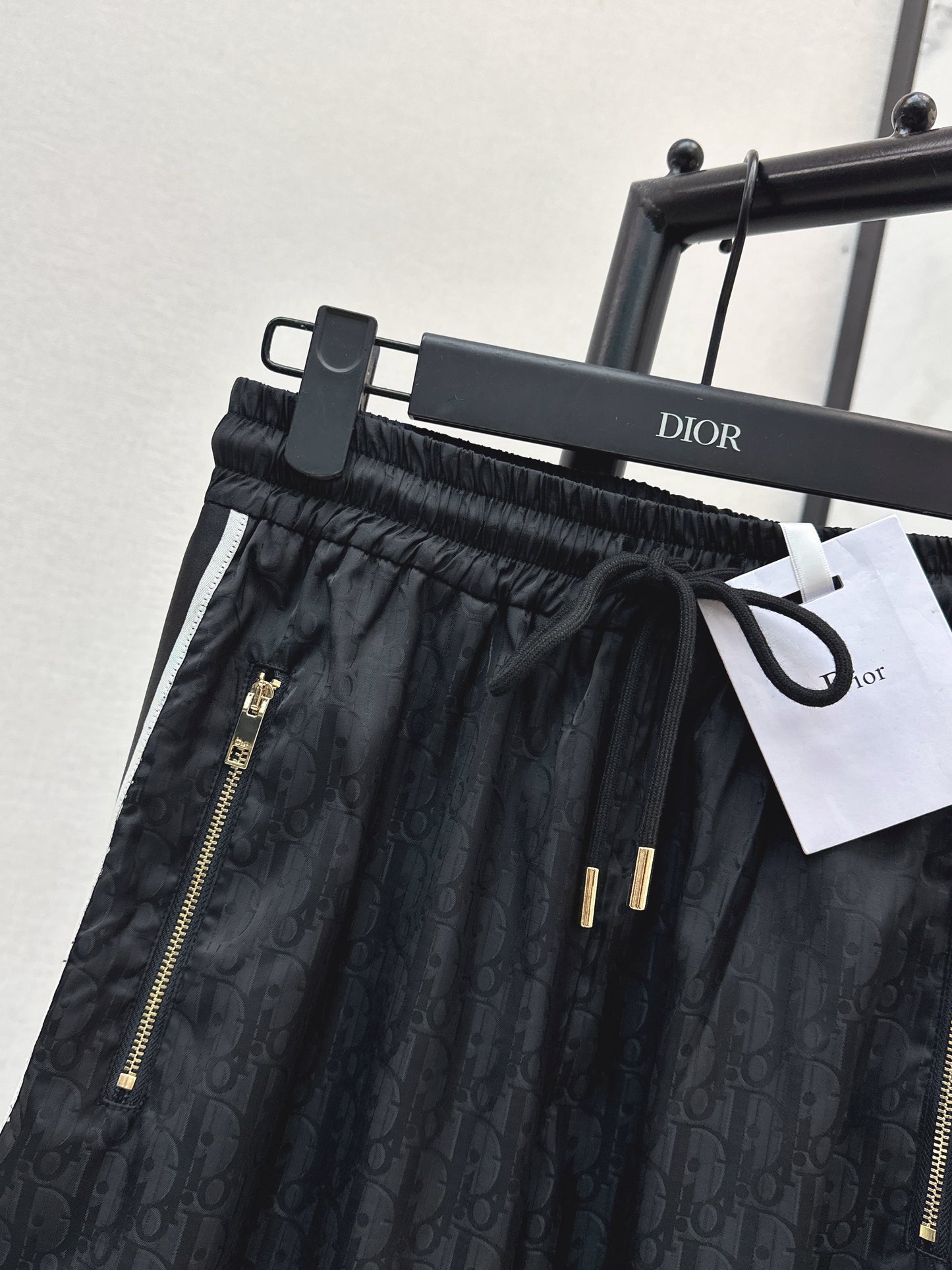 26ss Jacquard elastic waist straight pants
