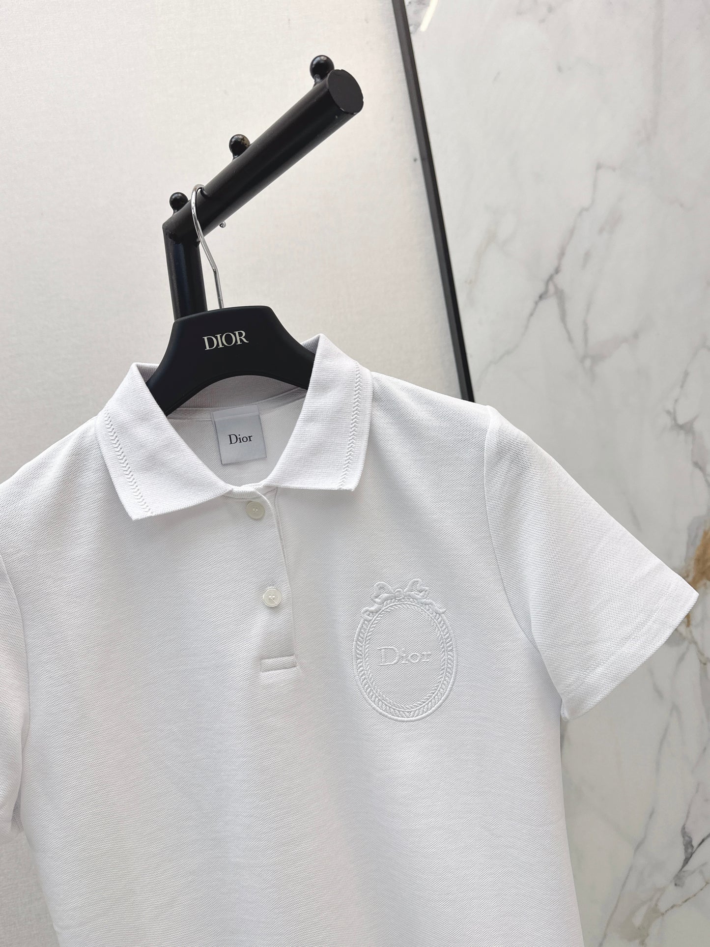 26ss Embroidered Collar Polo T-Shirt