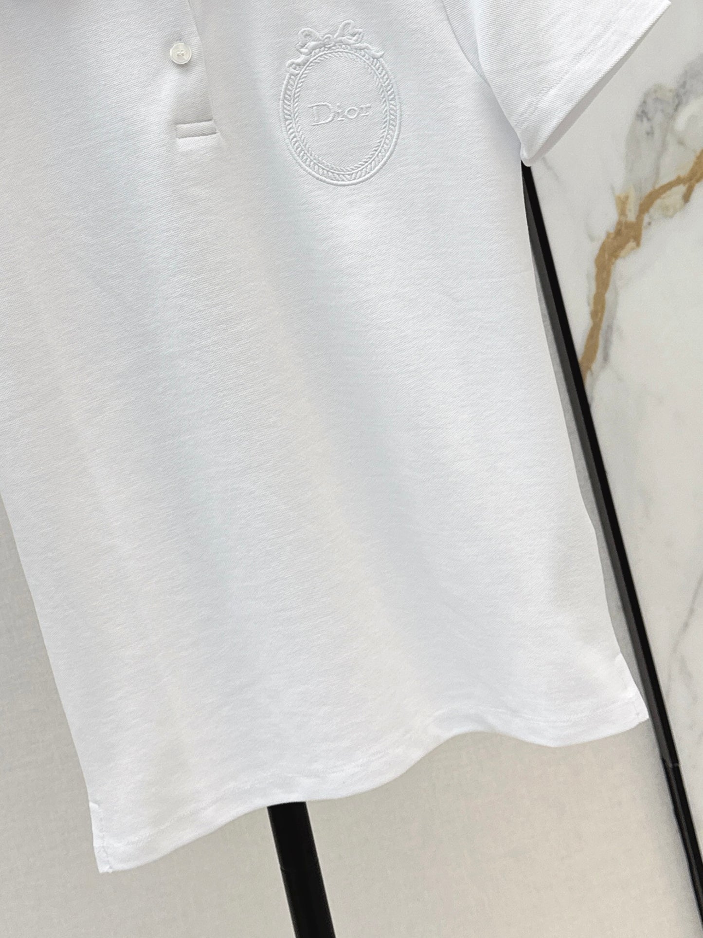 26ss Embroidered Collar Polo T-Shirt