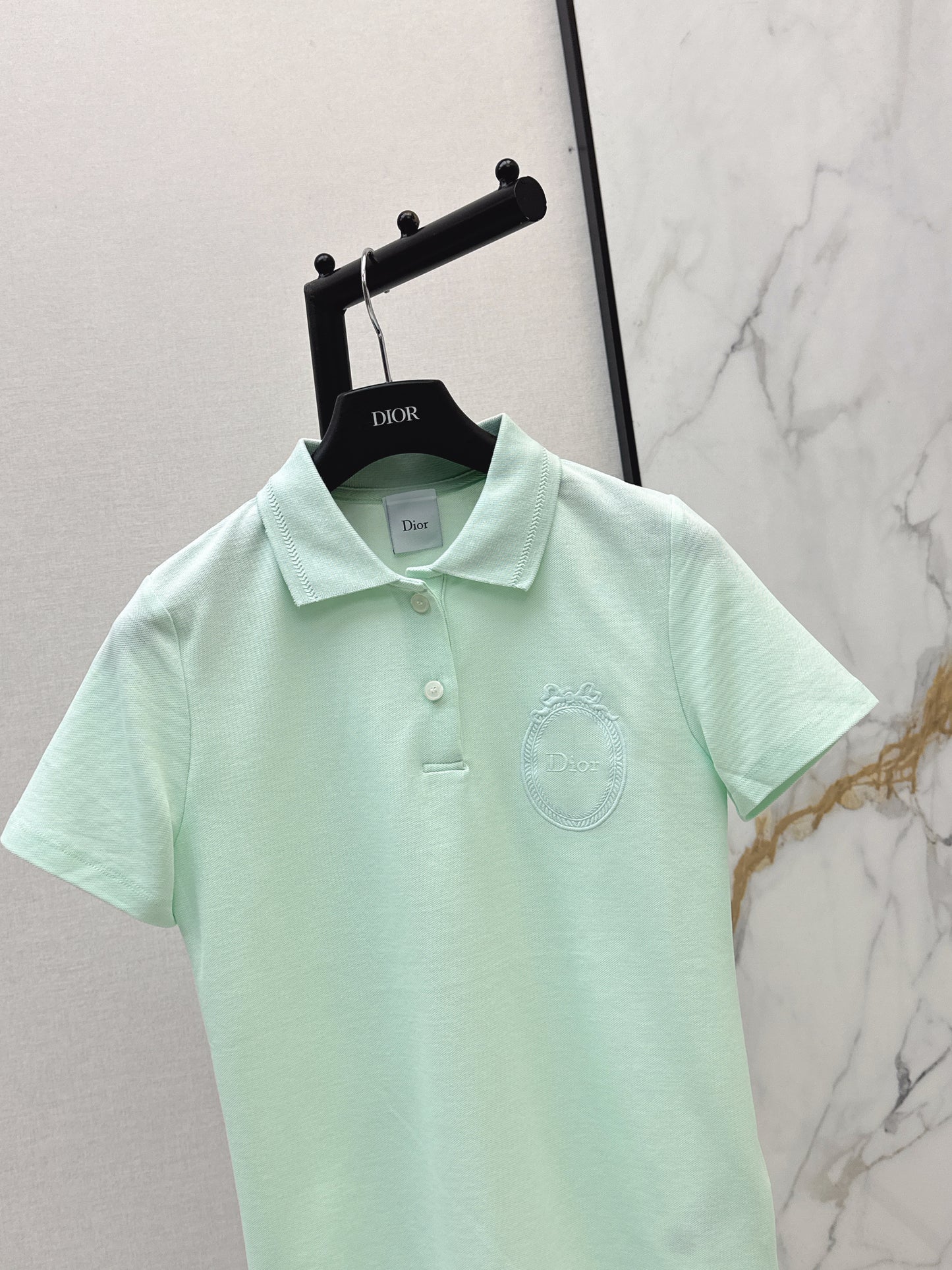 26ss Embroidered Collar Polo T-Shirt