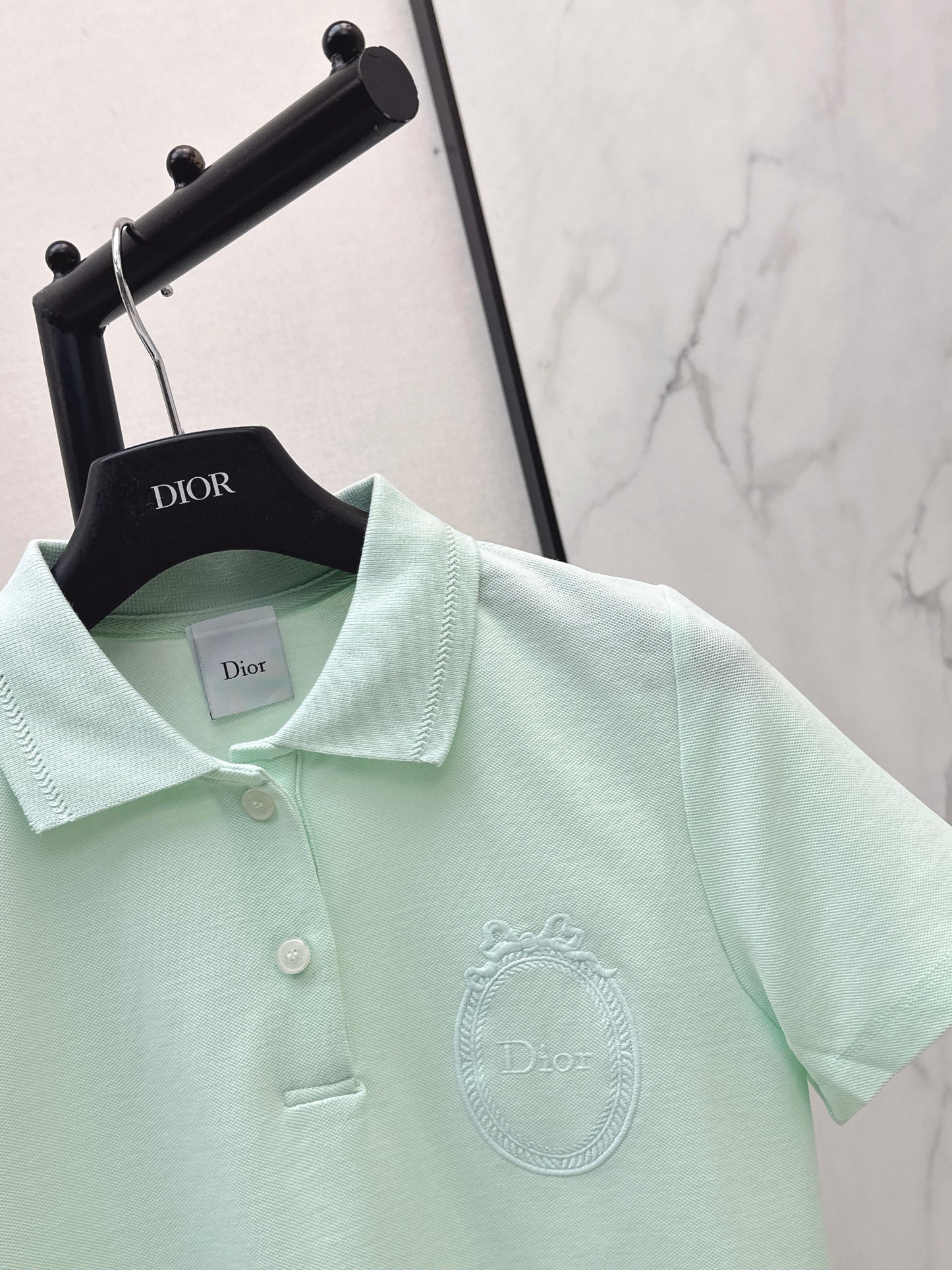 26ss Embroidered Collar Polo T-Shirt