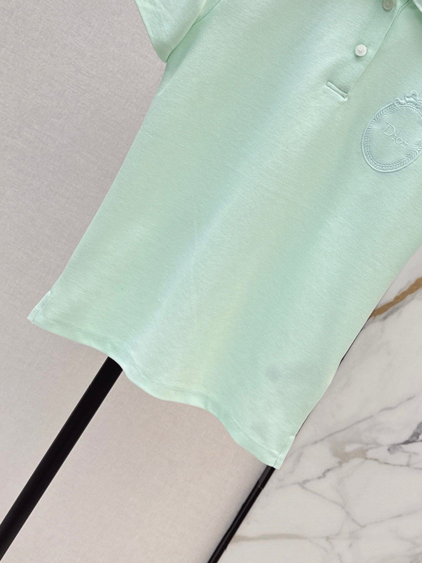 26ss Embroidered Collar Polo T-Shirt