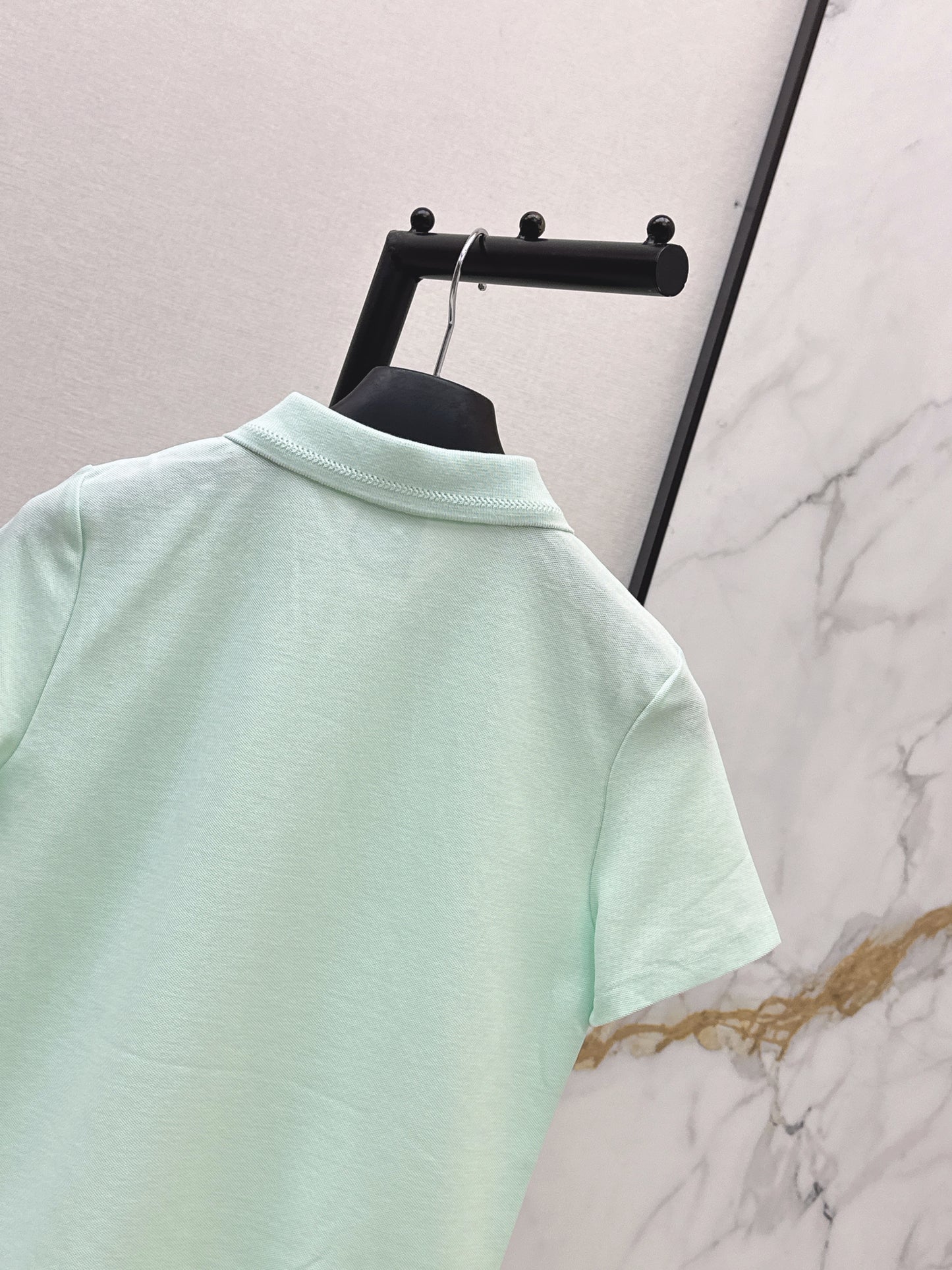 26ss Embroidered Collar Polo T-Shirt