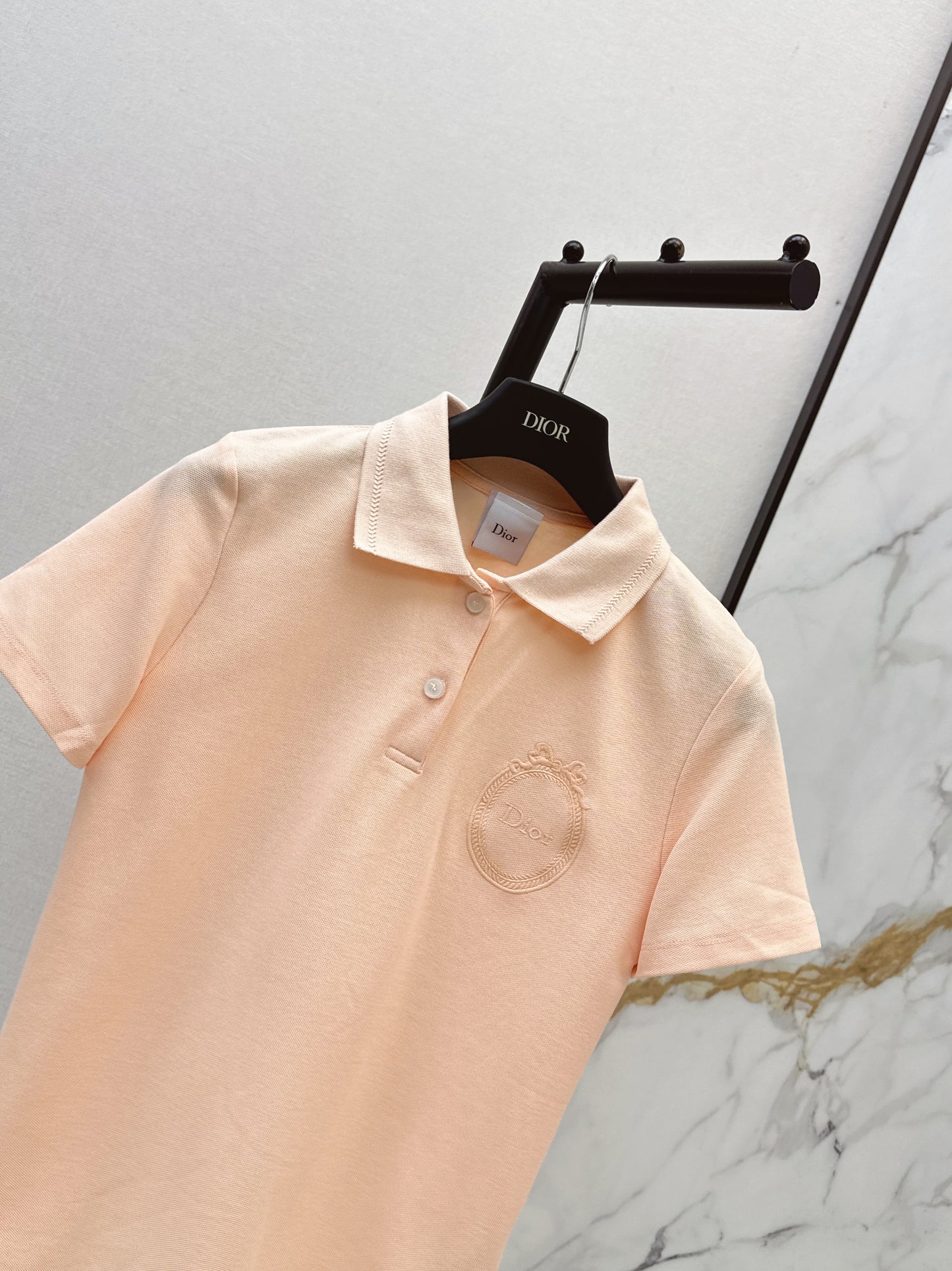26ss Embroidered Collar Polo T-Shirt
