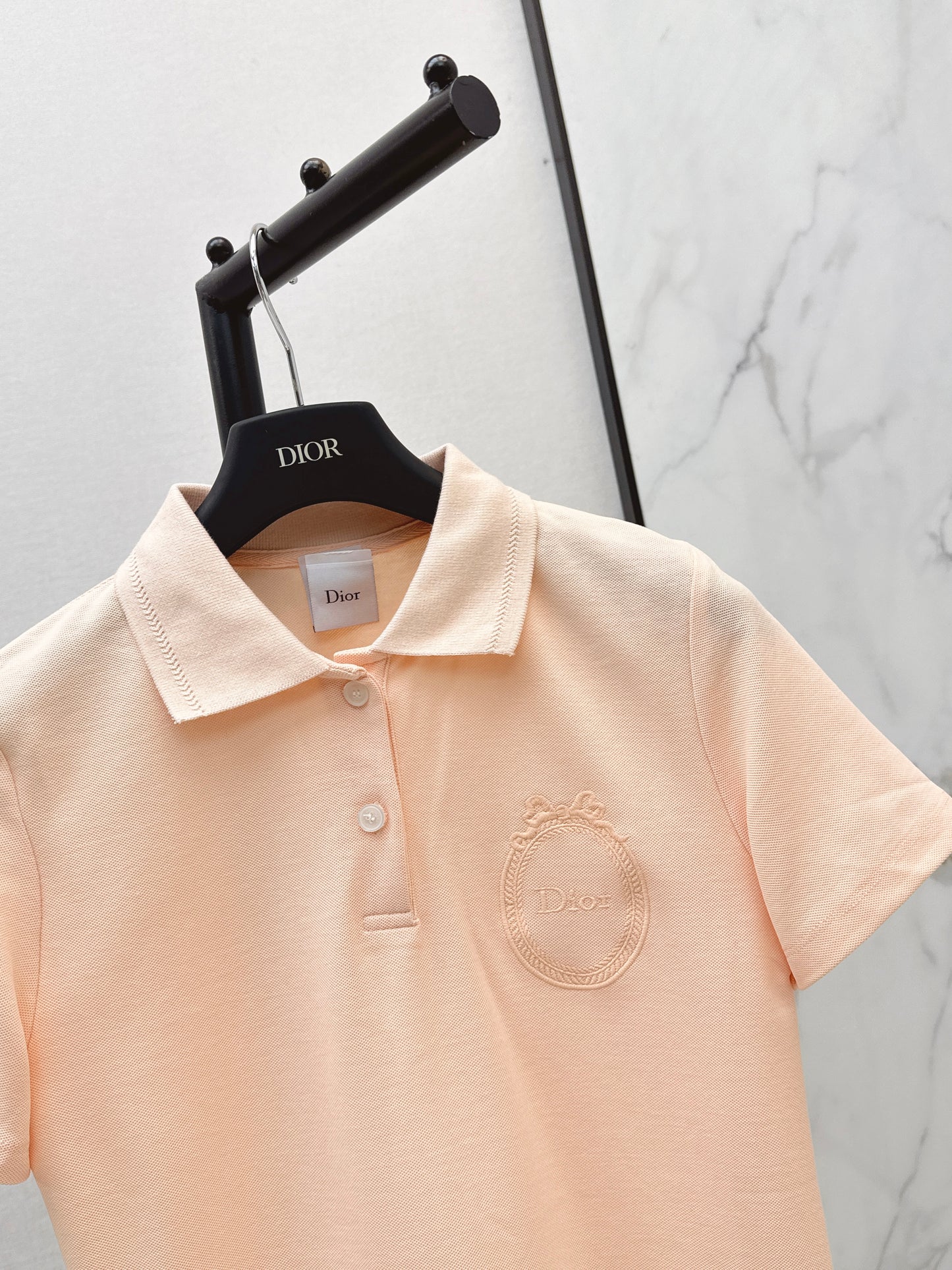 26ss Embroidered Collar Polo T-Shirt