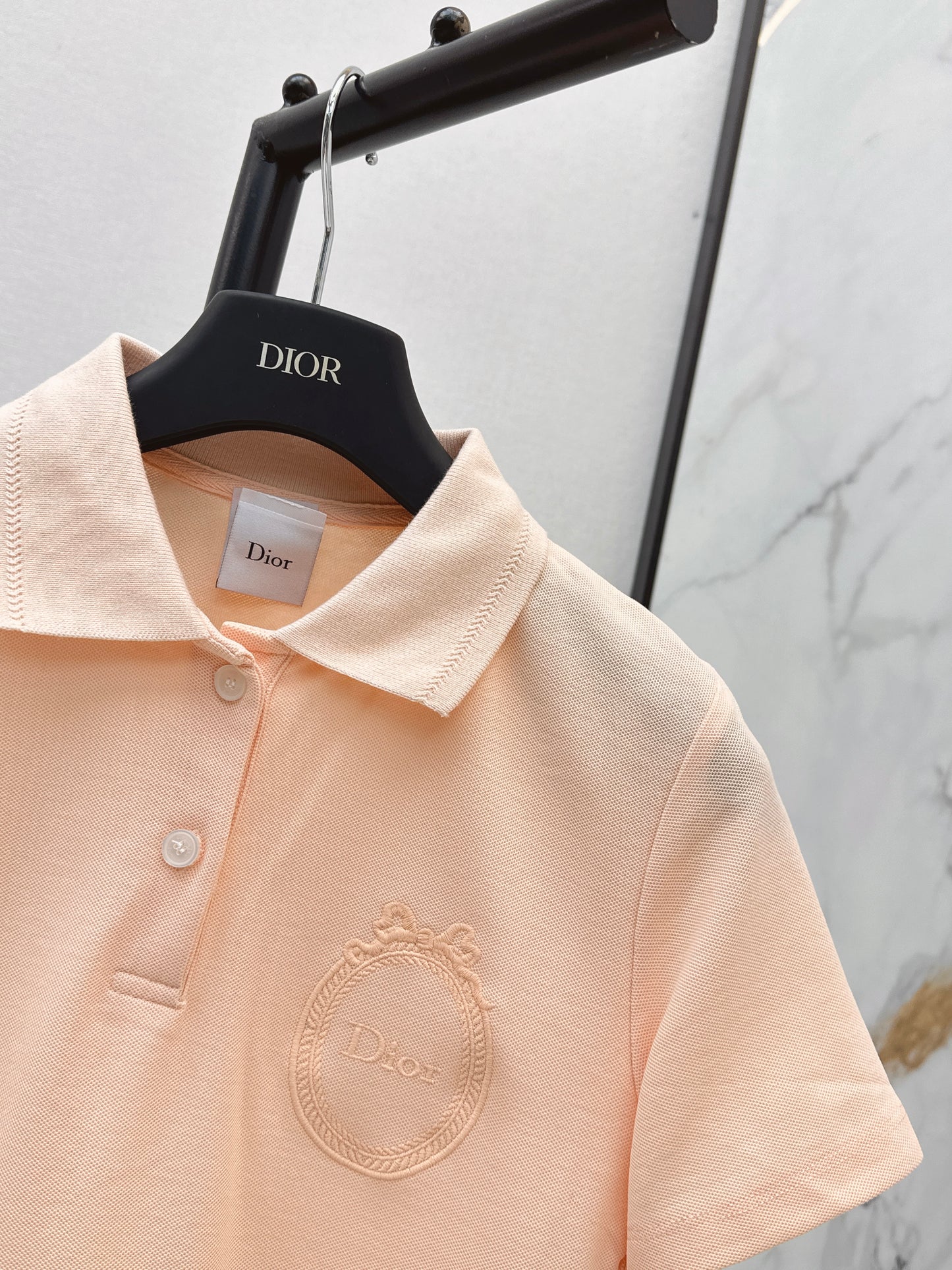 26ss Embroidered Collar Polo T-Shirt