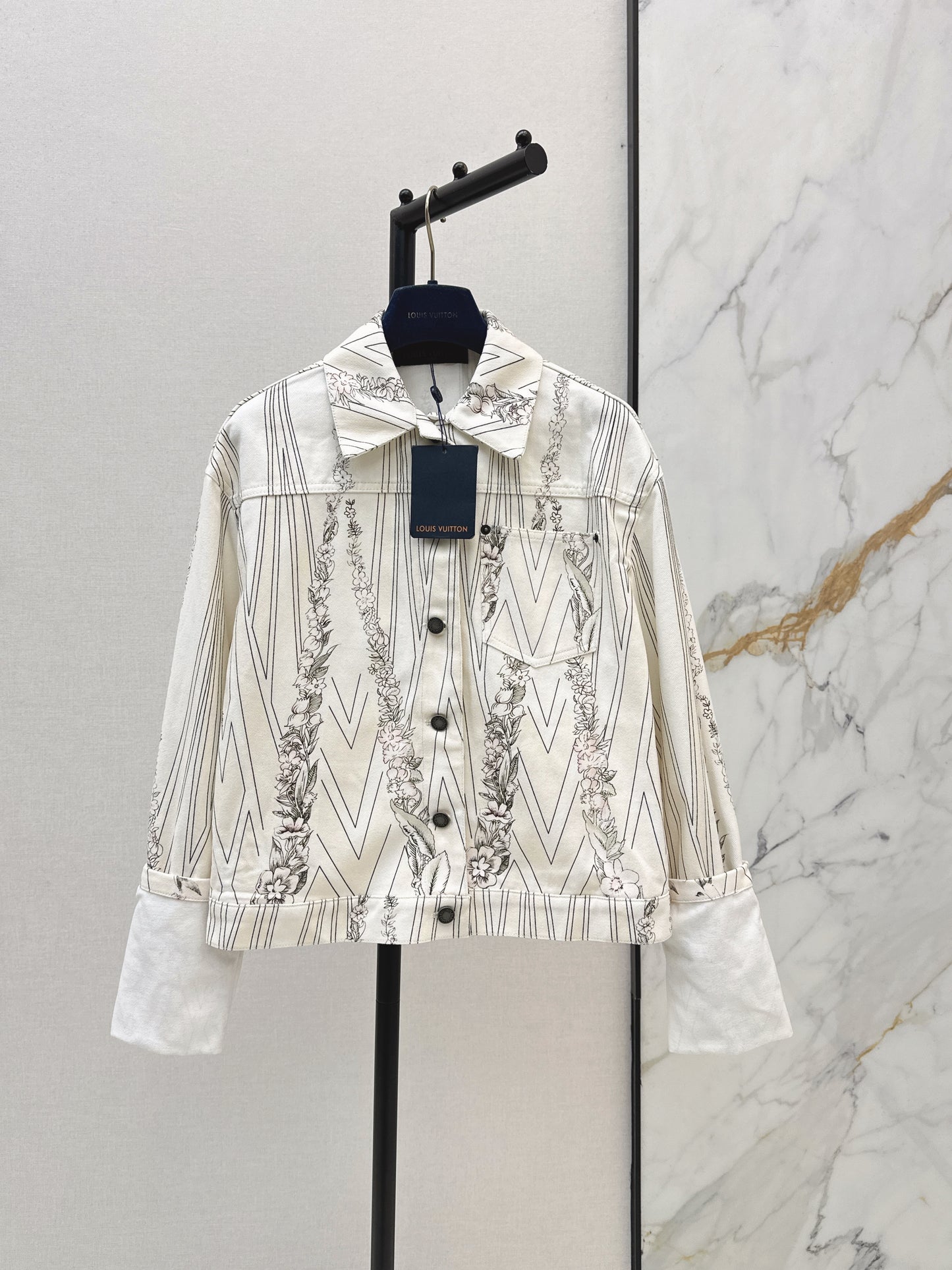 26ss Printed Denim Jacket/Jeans