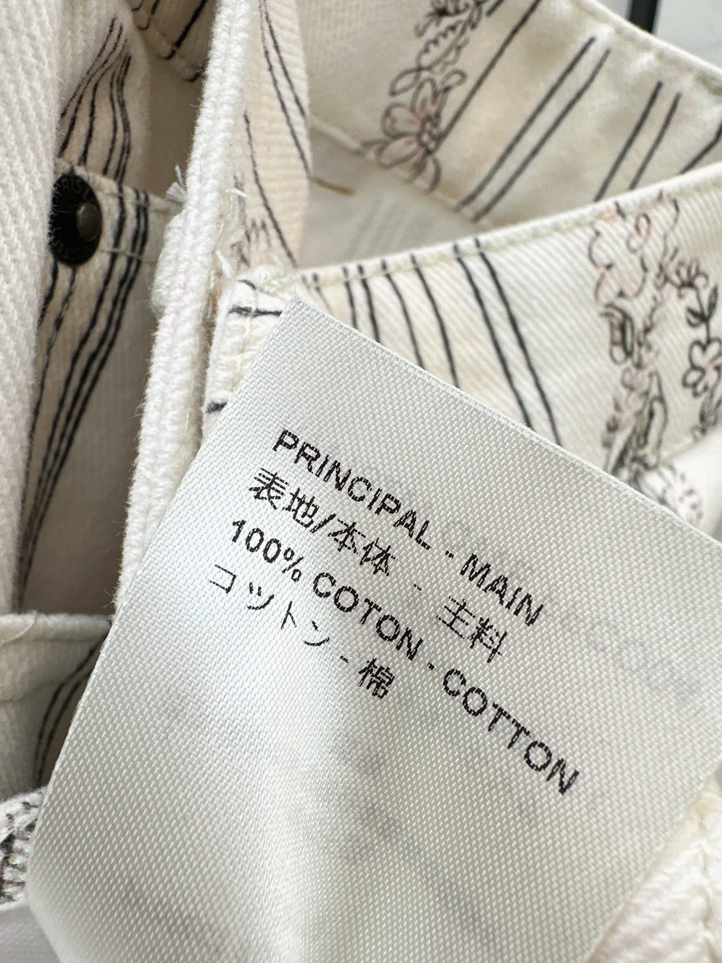 26ss Printed Denim Jacket/Jeans