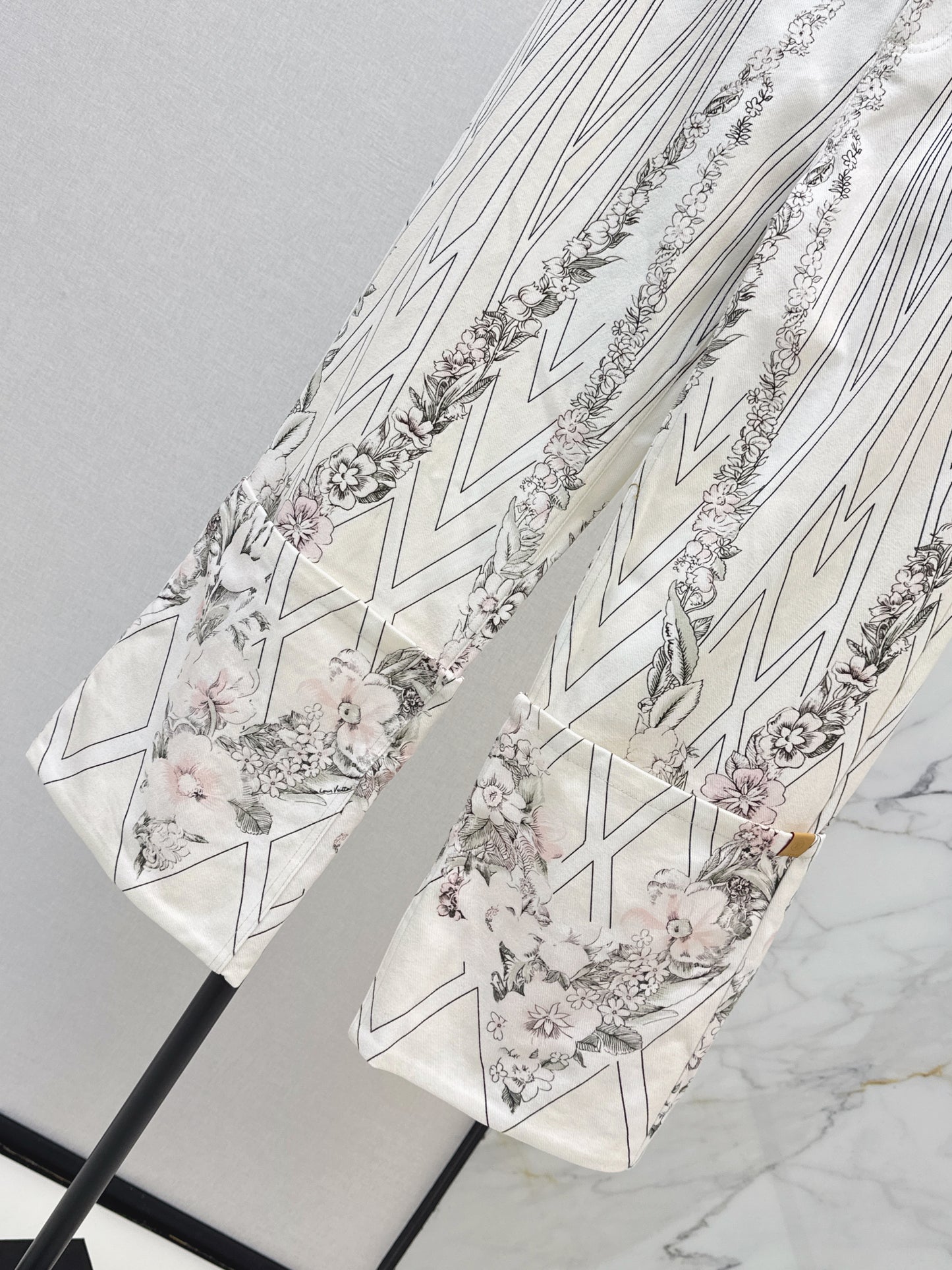 26ss Printed Denim Jacket/Jeans