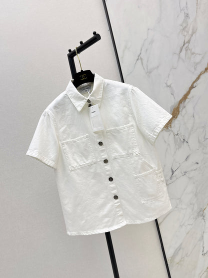 26ss Denim Short-Sleeve Shirt