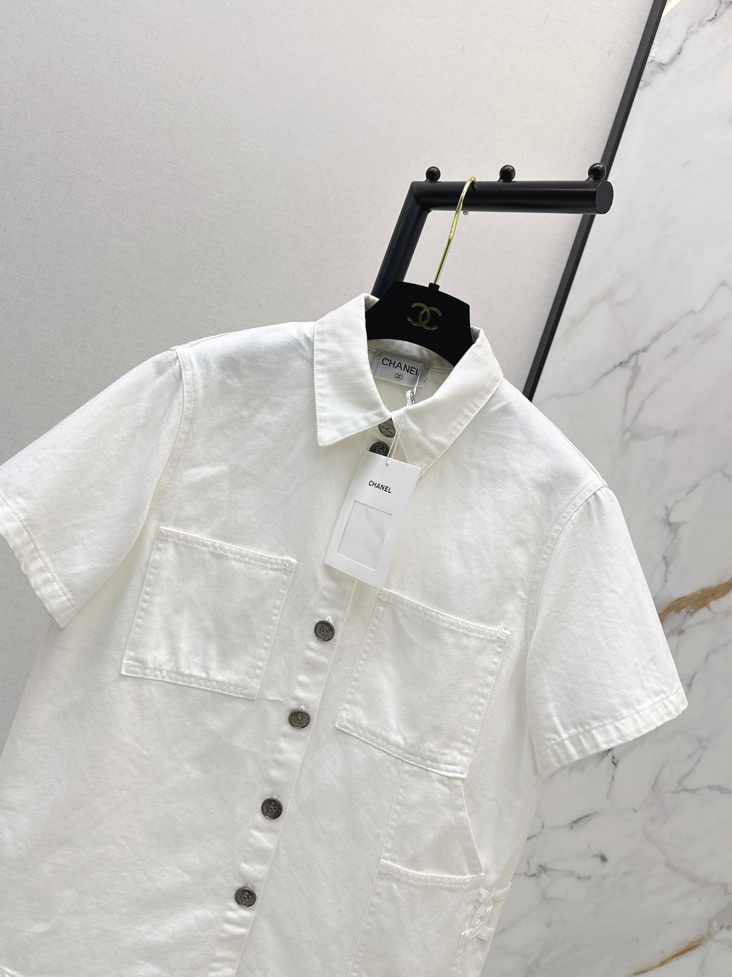 26ss Denim Short-Sleeve Shirt