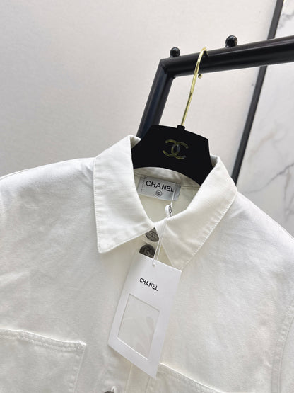 26ss Denim Short-Sleeve Shirt
